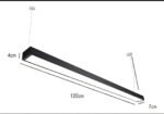 Lámpara Colgante Lineal Black Out LED - Imagen 4