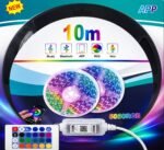 Cinta Led RGB, 10 mts Con Control y Bluetooth