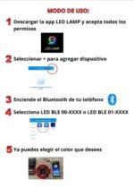 Cinta Led RGB Para TV  5mts, USB, App y Bluetooth - Imagen 4