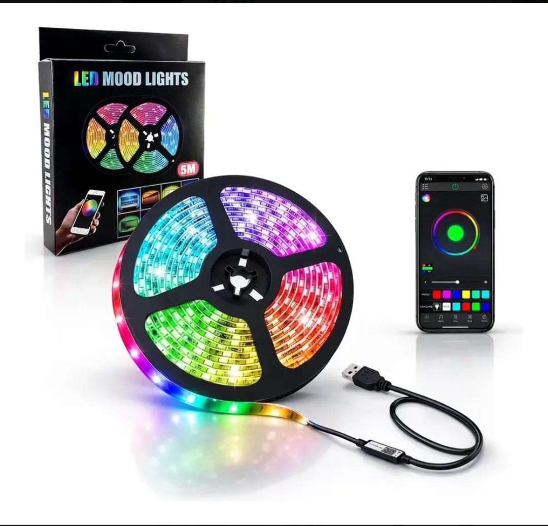 WhatsApp Image 2026-05-30 at 17.31.14 Cinta Led RGB Para TV 5mts, USB, App y Bluetooth - Imagen 1