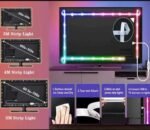 Cinta Led RGB Para TV  5mts, USB, App y Bluetooth - Imagen 2