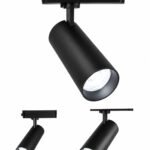 Foco Led Decorativo Riel (Potencia Regulable 10w, 20w, 30w) 3CCT Luz cálida, neutra, fría