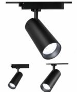 Foco Led Decorativo Riel (Potencia Regulable 10w, 20w, 30w) 3CCT Luz cálida, neutra, fría