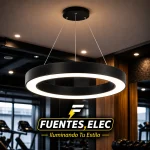 Lámpara Colgante Black Out Anillo LED