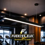 Lámpara Colgante Lineal Black Out LED