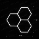 Set 3 Hexágono 1,60 m x 1,50 m (105W)