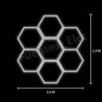 Set 7 Hexágonos 2,40 m x 2,45 m (210W)