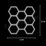 Set 8 Hexágonos 2,40 m x 2,45 m (245W)