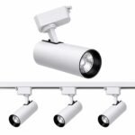 Foco Riel Monofásico Luz Fría Blanca (30w Blanco)